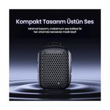 Alkar Ticaret Lava Clip 5W Klipsli Su Geçirmez Taşınabilir Mini Bluetooth Hoparlör Kahverengi - Option-1