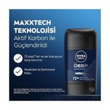 Alkar Ticaret Men Erkek Stick Deodorant Deep Dimension 50 Ml,72 Saat Ter ve Ter Kokusuna Karşı Anti Perspirant Koruma,aktif Karbon - Option-1