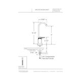 Alkar Ticaret R203-NL-07 Touch-Flo Stil Saf Su Sebili Musluk, Saten Nikel, 16.5 cm Yükseklik - Ahşap - Option-1