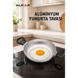 Alkar Yumurta Tavası 16 cm Çift Kulplu Alüminyum Omlet ve Sahan Tavası