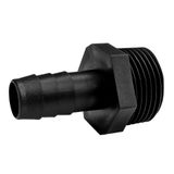 ALKARAMA 20 adet 1/2 inç Barb x 3/4 inç NPT Erkek Konektör, Plastik Hortum Barb Bağlantı Elemanı, Adaptör, Endüstriyel Hortum Ucu Boru Bağlantı Elemanları Bağlantısı