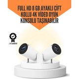 Alkasaz 10.000 Oyun Destekli, Çift Kollu 4K Projeksiyon – Hdmı, Usb, Aux, Ethernet Yok
