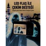 Alkasaz Beyaz 4K Video Kayıtlı 48 MP Dijital Fotoğraf Makinesi Otomatik Odaklama - GGGGGG9719-3537