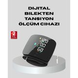 Alkasaz Dijital Bilek Tansiyon Aleti – Çift Kullanıcı Hafızalı, Aritmi Uyarılı ve Otomatik Kapanmalı