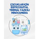 Alkasaz Dijital Termal Yazıcılı Mini Kamera – Hd Video & Anında Fotoğraf Çıktısı