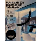 Alkasaz DMAX Esnek Şaftlı Matkap Bits Uç Seti 12 Parça Vida Montaj ve Tamir Seti - GGGGGG7630-7504