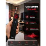 Alkasaz Gizli Kamera GPS ve RF Sinyal Tespit Cihazı - GGGGGG9473-6140