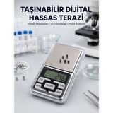 Alkasaz Hassas Tartım Için Dijital Cep Terazisi Sayma Modlu Yeni Nesil - ALKHBY4060-5400 - Çok Renkli