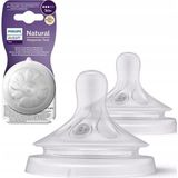 Alkasaz Philips Avent Natural Response 2'li Biberon Emziği, 3 Numara, 1 Ay+