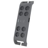 Alkasaz PHILIPS SPN3180A/62 8 Soket Akım Korumalı Priz 900 Joules 2Mt Kablo (Gri)(1923) - GGGGGG6577-1452