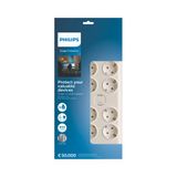 Alkasaz PHILIPS SPN7080WA/62 8 Soket Akım Korumalı Priz 900 Joules 2Mt Örgülü Kablo (Be - GGGGGG4116-8