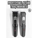 Alkasaz Saç Sakal Lazer Epilasyon Öncesi Tüy Kısaltma Makinesi Unısex 4 Taraklı
