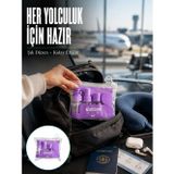 Alkasaz Taşınabilir 5’li Seyahat Banyo Seti Şampuanlık Sprey Krem Kutusu Yeni Nesil - GGGGGG3253-6981