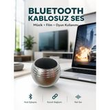 Alkasaz Taşınabilir Bluetooth Hoparlör Yüksek Ses Kaliteli Mini Tasarım Yeni Nesil