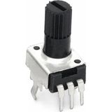 Alkatronik 10Kohm Dikey Potansiyometre Rv09 Ayarlanabilir Direnç Pot Tırtıklı 13Mm Ses Parlaklık Voltaj Ayarı