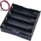 Alkatronik 18650 2 Tel 4lü Pil Kutusu Paralel 4 Adet 3.7V Paralel Lityum Lion Batarya Yuvası