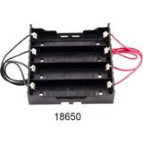 Alkatronik-18650 Pil Yuvası 4'Lü Paralel