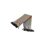 Alkatronik 20cm 40 Pin Dişi Dişi Dupont Kablo Ayrılabilir 2.54mm 10 Renk Breadboard Atlama Kablosu Jumper