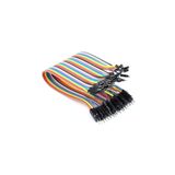 Alkatronik 20cm 40 Pin Erkek Erkek Dupont Kablo Ayrılabilir 2.54mm 10renk Breadboard Atlama Kablosu Jumper