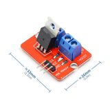 Alkatronik-24V 5A Irf520 Mosfet Kartı İrf520 24V Led Solenoid Motor Anahtarl