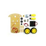 Alkatronik 2WD Akıllı Robot Araba Şasi Kiti, DIY Pleksi Tekerlek Motor, Çizgi İzleyen Engelden Kaçma