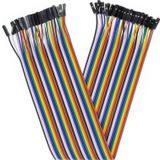 Alkatronik 30cm 40 Pin Dişi Dişi Dupont Kablo Ayrılabilir 2.54mm 10 Renk Breadboard Atlama Kablosu Jumper Test