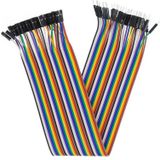 Alkatronik 30cm 40 Pin Erkek Dişi Dupont Kablo Ayrılabilir 2.54mm 10 Renk Breadboard Atlama Kablosu Jumper Tes