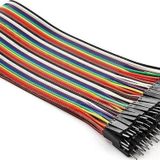 Alkatronik 30cm 40 Pin Erkek Erkek Dupont Kablo Ayrılabilir 2.54mm 10Renk Breadboard Atlama Kablosu Jumper Tes