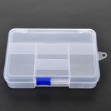 Alkatronik 5 Bölmeli Şeffaf Plastik Organizer Kutu 140x95x33mm, Elektronik Komponent Vida Direnç Saklama Plastik Malzeme Kutusu 140x95mm 5 Göz