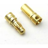 Alkatronik 5 Çift 3.5mm Altın Kaplama Banana Dişi Erkek Soket 40A Pil Batarya Lion Bullet Plug