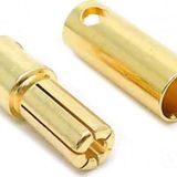 Alkatronik 5mm Altın Kaplama Banana Dişi Erkek Soket 60A Pil Batarya Lion Bullet Plug Kablo Konnektör Esc