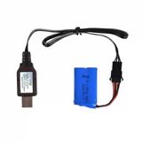 Alkatronik 7.4V 4 Pin Lityum Pil Usb Şarj Kablosu Jst Sm-4P Soket Lipo Batarya Araba Oyuncak Rc Quadcopter Dron