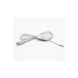 Alkatronik Anahtarlı Usb Kablo 1 Metre Beyaz 5V Besleme Usb Switch Kablo Aç Kapa Anahtar Led Lamba