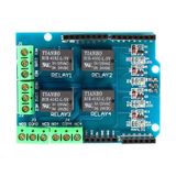 Alkatronik-Arduino 4 Kanal Röle Shield Dc 24V 3A