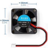 Alkatronik Dc 5V Fan 30X30MM 3X3CM 0,2A 1800 Rpm 7cm Kablo Raspberrypı 3 Pı 2 Ras Pı3 B Ras Pi Model B +