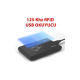 Alkatronik-Em4100 Usb Rfid Okuyucu Proximity Kart Personel Stok Takip