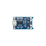 Alkatronik Korumalı Lityum Pil Şarj Devresi Modülü Tp4056 1a 18650 Battery Charger + Protection Microusb