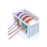 Alkatronik Kutulu 6 Renk Makaralı 24Awg 0.5Mm 2.5A 60 Metre Elektrik Kablo Seti Montaj Test Pcb Atlama Kablosu