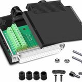 Alkatronik Kutulu DB25 To Dip Adaptör Dişi Terminal Soket 25 Pin D-Sub Paralel Port Haberleşme Uart Dc 3V 5V