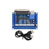 Alkatronik Mach3 Step Motor Sürücü Paralel Port Kazıma 5 Eksen Lpt Cnc Kontrol Kartı