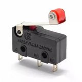 Alkatronik Makaralı Micro Switch Anahtar 5A 5A 250V Rulo Makara Kollu No Nc Com Spdt Sınırlayıcı Momentary