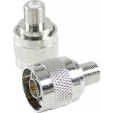 Alkatronik N Tip Erkek To F Tip Dişi Soket Adaptör Konnektör 0-6ghz Rf Wi-fi Anten Fpv Lora Helium Router 4g