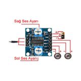 Alkatronik-Pam8406 Modül 2 X 5W Sterio Ses Yükseltici Amfi Class D Amfilikat