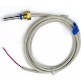 Alkatronik PT1000 Sıcaklık Sensörü 0C/105C Çelik Isı Probu 1.5 Metre IP68 Su Geçirmez Isıtıcı Fırın