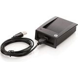 Alkatronik R10DC Çift Frekans 13.56MHZ ve 125KHZ USB Rfid Okuyucu Dual Rfıd Manyetik Kart Anahtarlık Etiket Oku - Ahşap - Bej