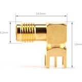 Alkatronik-Sma Pcb Tip Soket 90 Derece Sma-Kwe Gsm Gps Gprs Rf Anten Soketi