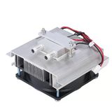 Alkatronik Termo Elektrik Peltier Su Soğutucu Sistem 50W Mini Klima Buzdolabı Buzluk Akvaryum Bilgisayar Araba