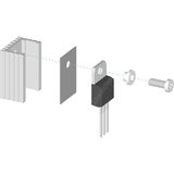 Alkatronik TO220 Aluminyum Soğutucu Set Radyatör Entegre Transistör Mosfet