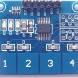 Alkatronik TTP224 4 Kanal Dokunmatik Buton Sensör Modülü Kapasitif Dijital Tuş Algılayıcı Anahtar Keypad