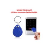 Alkatronik Uıd Kimlik Numarası Değiştirilebilir 125khz Rfıdrfid Manyetik Anahtarlık Proximity Göstergeç Em4100